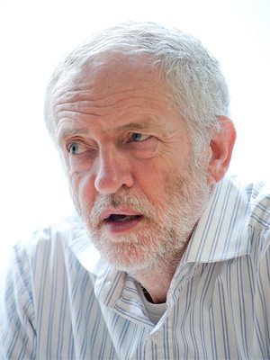 Jeremy Corbyn photographed for High Profiles in 2015