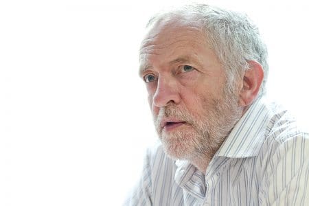 Jeremy Corbyn photographed for High Profiles in 2015
